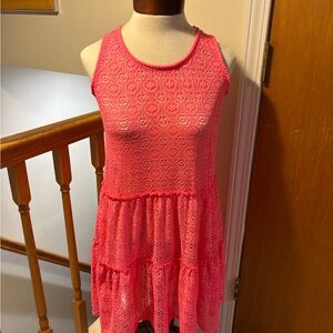 Cat & Jack Pink Lace Swin Coverup